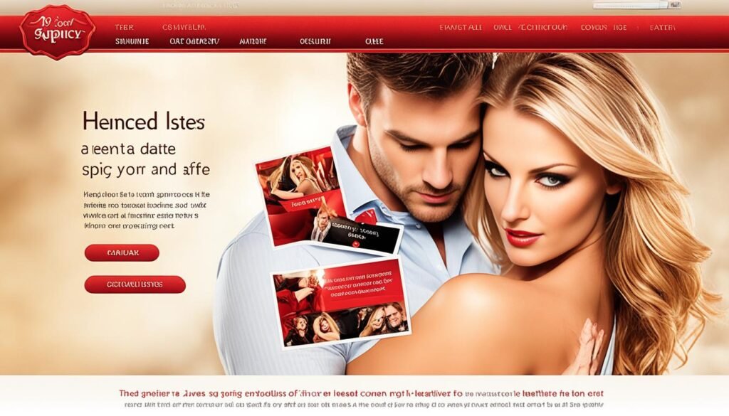 Heated Affairs Website Interface